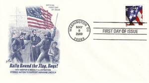 [FDC] national flag : star article flag (2009 year )( America ) t1753