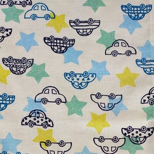 車 はぎれ 生地 約108×80 クーポン ハンドメイド
