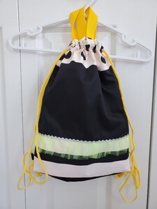 体操着袋 ナップサック お着替え袋 体操服袋 体操着入れ マチ リュック
