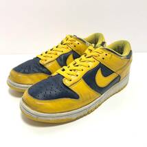 ナイキNIKE DUNK LOW VNTG ダンクロー 27.5㎝ ミシガン 裏ダンク446242-700 US9.5 27.5cm_画像1