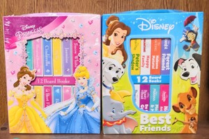 Disney Block Book ボードブック2種 Disney Princess &Best Friends 各12冊