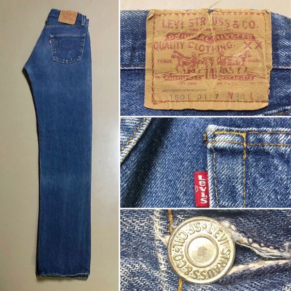 1980s Levi’s 501 ( オールドタイプ ) Made in USA Size W30 L38