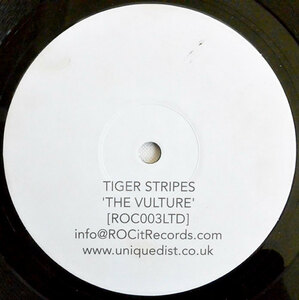 【Tiger Stripes / The Vulture】2005年/ROCit Records/片面プレス/イギリス・ホワイト・プロモ 10インチ盤/ナイス・deep house!!