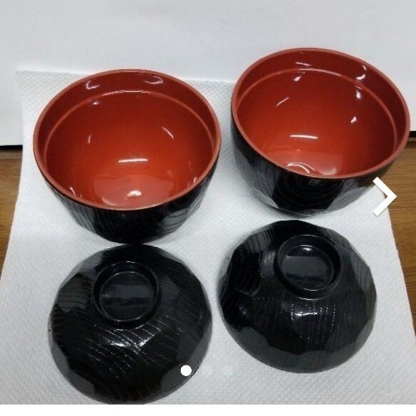 お椀 汁椀 漆器 朱