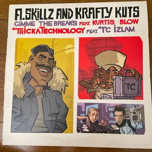 Ak.skillz find and krafty kuts gimme the breaks レコード　シングル 12インチ　バイナル　RAP hiphop breakbeats
