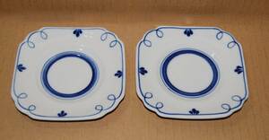 ●ロシアの皿 2枚セット ハンドメイド 未使用家庭保管品, プレート、皿, デザートプレート, 単品