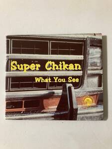 【ブルース】スーパー・チカン(Super Chickan)「ウォット・ユー・シー（What You See)」（レア）中古CD、USオリジナル初盤、BL-123