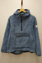 32W ノースフェイス THE NORTH FACE ハーフジップ フリースボアパーカー エルボーパッチ【WOMENS　L】_画像1