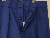 デッドストック 60s 70s フランス製 フレンチ インクブルー ビンテージ ワーク パンツ フランス Wステッチ サイズ W30 インチ 76cm //_画像7