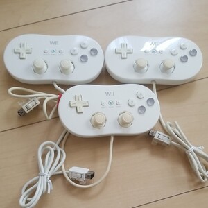 Wii クラシックコントローラー 3個 任天堂