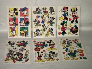 新品　未使用　1980 1990 年代 当時物　Mickey Mouse ウォルトディズニー　magic sticker ミッキーマウス　古い　昔の　昭和　vintage