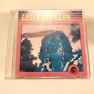 LED ZEPPELIN - LIVE AT LOS ANGELES FORUM 1970 VOL.1 レッド・ツェッペリン ライブ ライヴ 　CD (R1)