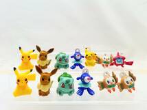 ☆ポケットモンスター ポケモン グッズ 24点 フィギュア マスコット バスボール ピカチュウ イーブイ ぬいぐるみ 指人形 びっくら たまご_画像5