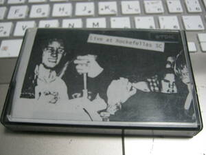 EMPIRE FALLS / LIVE AT ROCKEFELLAS SC cassette tape lyric card attaching BLACK FLAG Blitz Antiseen