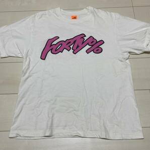 処分価格 送料無料 W-TAPS FORTY % ロゴ Tee 白×ピンク Mサイズ 中古品 ダブルタップス 限定 古着 ボロ