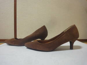  unused titivate suede material pumps L large size 25 about 