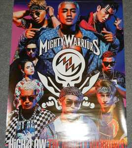 ◆ポスター◆HiGH&LOW THE MIGHTY WARRIORS／EXILE TRIBE／２