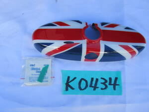 【新品】BMW　MINI　R50/55/56/60　インテリアミラーカバー　ルームミラーカバー　UNION JACK　056-0802-UJ K0434