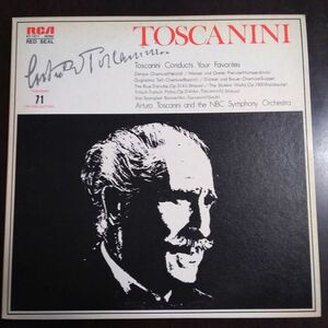 LP　トスカニーニ 100 COLLECTION 71　「ザンバ」序曲、「ヘンゼルとグレーテル」前奏曲、「ウィリアム・テル」序曲　他　174s