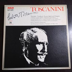 LP　トスカニーニ 100 COLLECTION 74　「セヴィリアの理髪師」「セミラミーデ」序曲、「椿姫」前奏曲　他　NY・フィル 174s