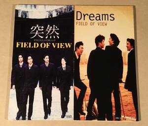 CDシングル(8㎝)▲FIELD OF VIEW／2枚まとめてセット▲良好品！