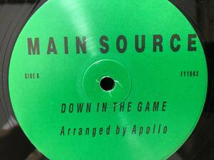 Main Source // Down In The Game