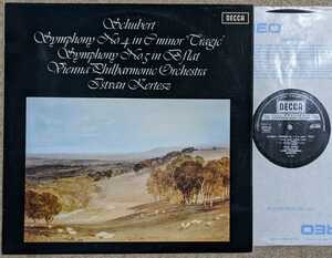 英Decca SXL6483◎シューベルト:交響曲第4番＆第5番-ケルテス/ウィーン・フィルハーモニー管弦楽団