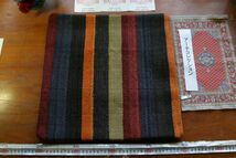 オールドキリムold kilim cushion cover　クッションカバー①no88. ウールwool 大体40cm位x40cm位 手織紡ぎ　handmade ハンドメイド_画像1