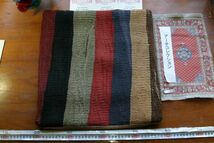 オールドキリムold kilim cushion cover　クッションカバー①no154. ウールwool 大体40cm位x40cm位 手織紡ぎ　handmade ハンドメイド_画像1