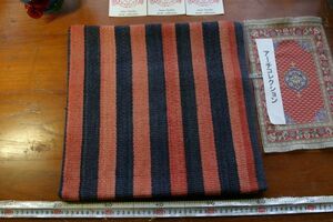 オールドキリムold kilim cushion cover　クッションカバー①no177. ウールwool 大体40cm位x40cm位 手織紡ぎ　handmade ハンドメイド