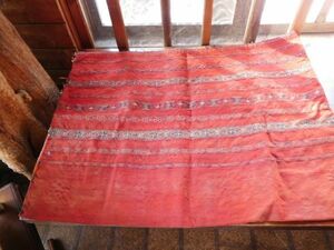 TURKMENISTAN トルクメニスタンD 112x81cm サドルバッグ部族　織物　アーチコレクション会社資料　絨毯　キリム　ウール毛