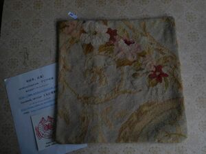 Art hand Auction オールド絨毯carpet old cushion cover クッションカバー⑤no.106 ウールwool 大体40cm位x40cm位 手織紡ぎ handmade ハンドメイド, クッション, 一般, 正方形