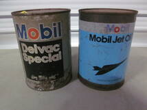 Mobil モービル　オイル缶　２缶セット　ペガサス　世田谷ベース　３_画像1