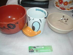 a-3-31 pretty Cara child tableware ⑪ from ⑯ till each 1 set. . price. * after the bidding successfully . hope. goods. number ..... please.
