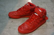 adidas FORUM MID G16200★2010年製 アディダス フォーラム ミッド レザー レッド 赤 US9 27cm /スニーカー FRM 限定モデル_画像1