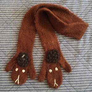 USED# Titicaca . buy lovely sheep muffler B#TITICACA