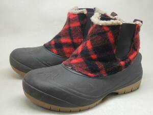  prompt decision! standard! Colimbia CHAKEIPI SLIP red black check 25cm / Colombia boots side-gore 