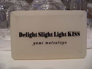 廃盤★80年代★バブル全盛期★非売品 カセットテープケース 松任谷由実 Delight Slight Light KISS リフレインが叫んでる