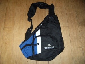 Showa Retro *80,90 period Bubble all . period *HAWAII Pacific Health shoulder bag belt bag body bag Hawaii hospital kayak canoe 