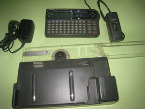 CASIO Casio word processor HW-22K* junk. Manufacturers :CASIO pattern number :HW-22K power supply . don`t enter,