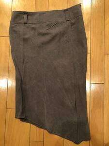 USED*PROFILE* tight skirt * size 40* light brown group *350 jpy 