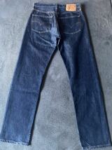 濃紺 90s W31 98年製 Levi's 501 USA製 ビンテージ vintage デニムパンツ リジット リーバイス アメリカ製_画像6