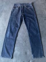 濃紺 90s W31 98年製 Levi's 501 USA製 ビンテージ vintage デニムパンツ リジット リーバイス アメリカ製_画像2