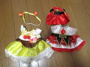 meru Chan hand made One-piece Precure fan to Mirage *47*kyu red Star do fan tomi diamond so Ran dress 