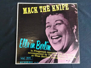  ELLA FITZGERALD 　エラ・フィッツジェラルド　　 Mack The Knife 　　 Ella in Berlin （V6-4041)