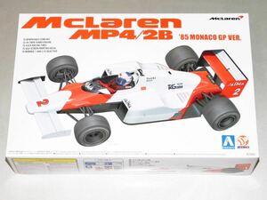 アオシマ BEEMAXシリーズ B20002 1/20 マクラーレン MP4/2B '85モナコGP仕様 McLaren MP4/2B '85 MONACO GP VER.