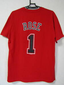 NBA BULLS ROSE ＃1 デリック・ローズ adidas製 Tシャツ　アディダス　ユニフォーム ジャージ