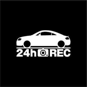 [do RaRe ko] Audi TT coupe [8N series ] latter term type 24 hour video recording middle sticker 