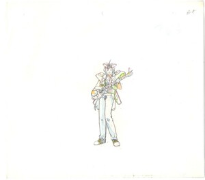  Macross 7 animation 7 # cell picture original picture layout illustration setting materials antique 