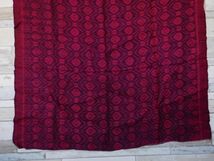 カンボジアシルクスカート生地NO.6 91X158CMオールド 絹　手織り_画像3